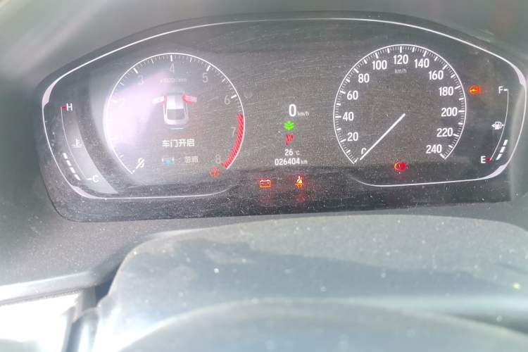 Used Honda Accord 2022 260TURBO Luxury Edition Odometer Close Up
