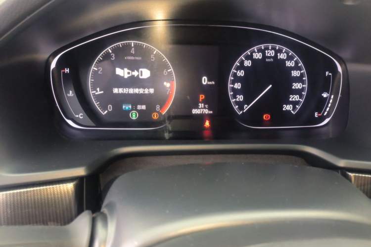 Used Honda Accord 2022 260TURBO Phantom Night · Prestige Edition Odometer Close Up