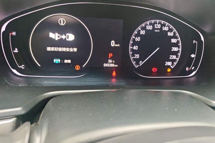 Used Honda Accord 2022 260TURBO Luxury Edition Odometer Close Up