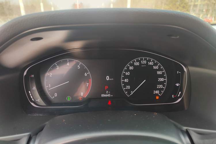 Used Honda Accord 2022 260TURBO Phantom Night · Prestige Edition Odometer Close Up