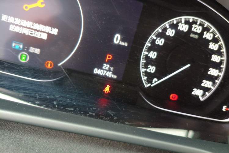 Used Honda Accord 2022 260TURBO Phantom Night · Prestige Edition Odometer Close Up