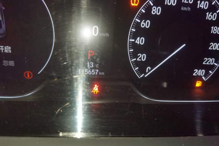 Used Honda Accord 2022 260TURBO Luxury Edition Odometer Close Up
