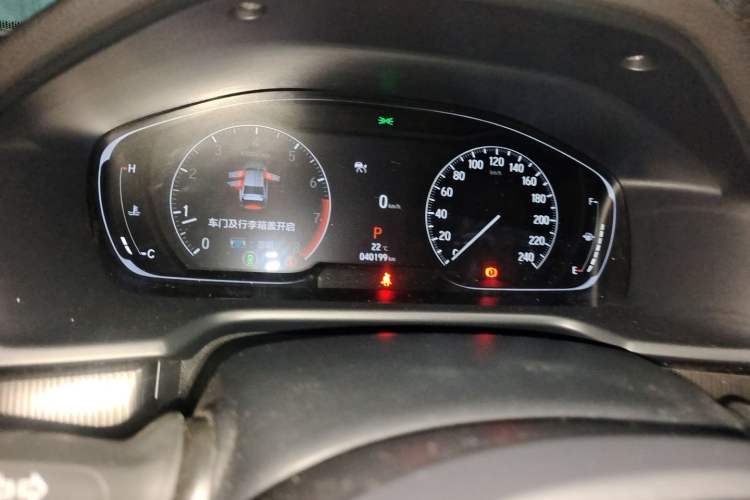 Used Honda Accord 2022 260TURBO Phantom Night · Prestige Edition Odometer Close Up