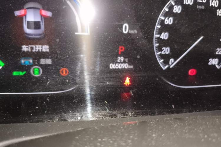 Used Honda Accord 2022 Xing·Hybrid 2.0L Phantom Night·Sharp Intelligence Edition Odometer Close Up