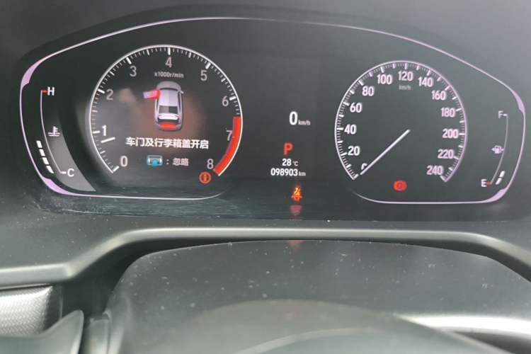 Used Honda Accord 2022 260TURBO Luxury Edition Odometer Close Up