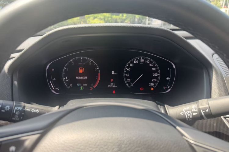 Used Honda Accord 2022 260TURBO Phantom Night · Prestige Edition Odometer Close Up