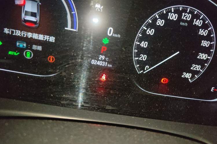 Used Honda Accord 2022 Xing·Hybrid 2.0L Xingling Version Odometer Close Up