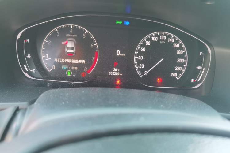 Used Honda Accord 2022 260TURBO Phantom Night · Prestige Edition Odometer Close Up