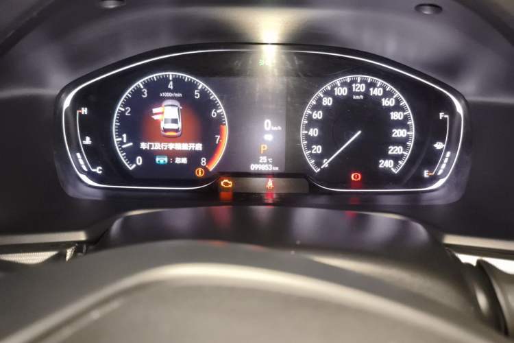 Used Honda Accord 2022 260TURBO Luxury Edition Odometer Close Up