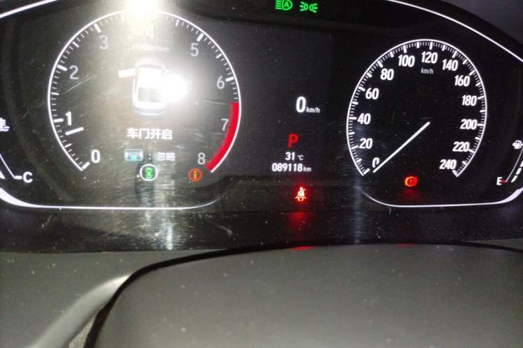 Used Honda Accord 2022 260TURBO Phantom Night · Prestige Edition Odometer Close Up