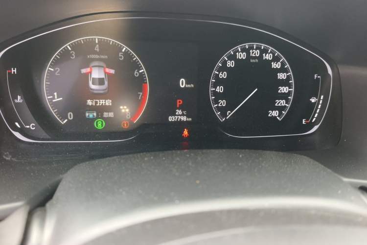Used Honda Accord 2022 260TURBO Phantom Night · Prestige Edition Odometer Close Up