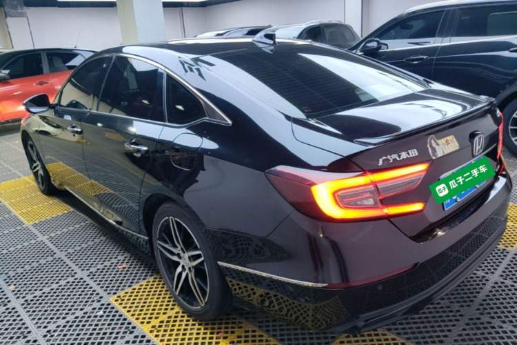 Used Honda Accord 2022 Xing·Hybrid 2.0L Phantom Night·Sharp Intelligence Edition Rear Left 45 Deg