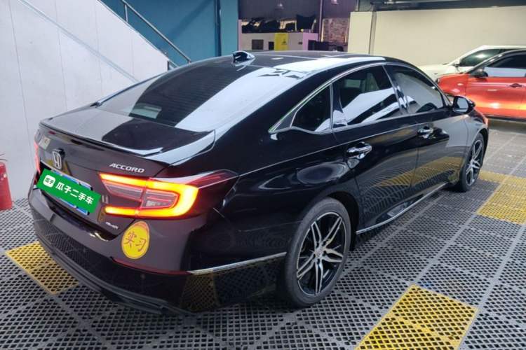 Used Honda Accord 2022 Xing·Hybrid 2.0L Phantom Night·Sharp Intelligence Edition Rear Right 45 Deg