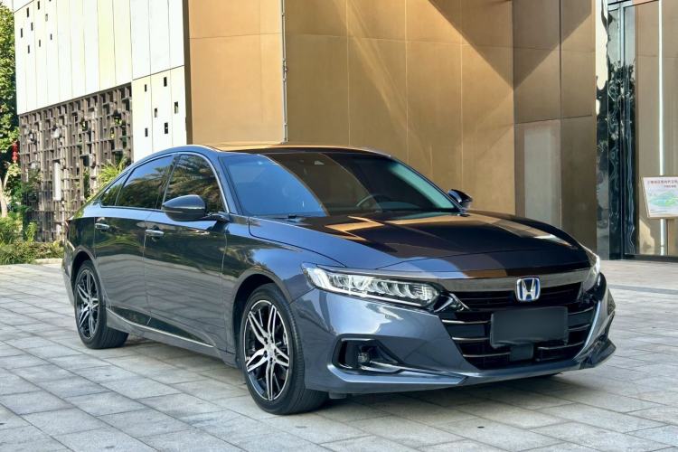 Used Honda Accord 2022 Xing·Hybrid 2.0L Phantom Night·Sharp Intelligence Edition Front Right 45 Deg