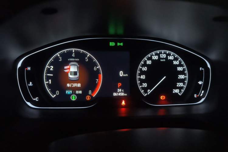 Used Honda Accord 2022 260TURBO Phantom Night · Prestige Edition Instrument Cluster