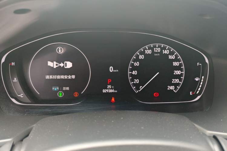 Used Honda Accord 2022 260TURBO Phantom Night · Prestige Edition Instrument Cluster