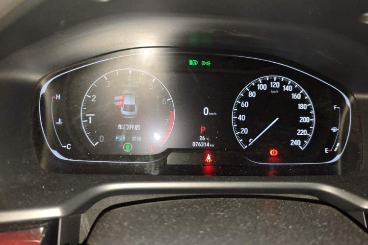 Used Honda Accord 2022 260TURBO Phantom Night · Prestige Edition Odometer Close Up
