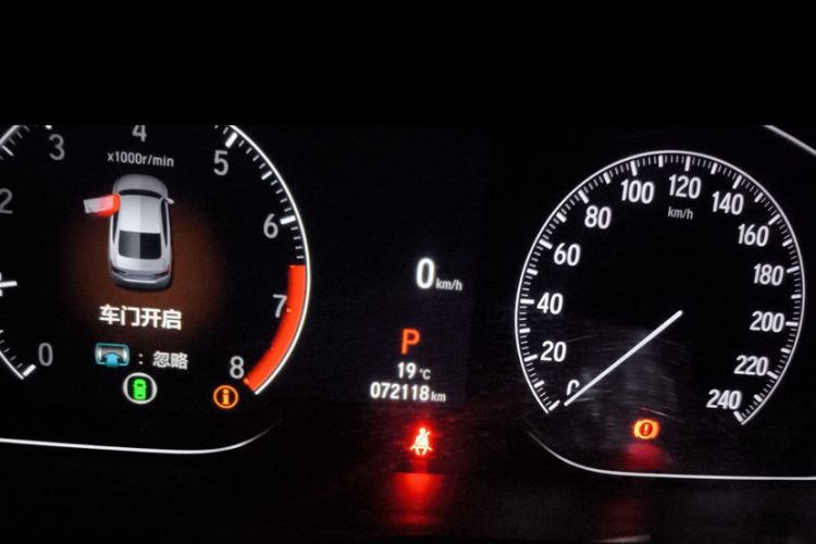 Used Honda Accord 2022 260TURBO Phantom Night · Prestige Edition Odometer Close Up