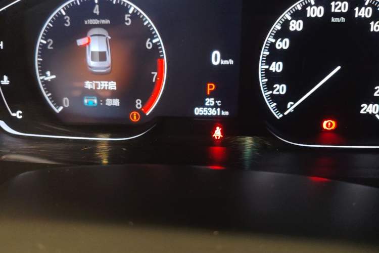 Used Honda Accord 2022 260TURBO Luxury Edition Odometer Close Up