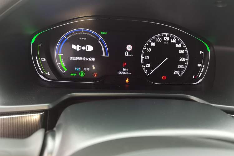 Used Honda Accord 2022 Xing·Hybrid 2.0L Phantom Night·Sharp Intelligence Edition Odometer Close Up