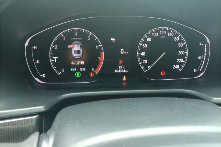 Used Honda Accord 2022 260TURBO Phantom Night · Prestige Edition Odometer Close Up