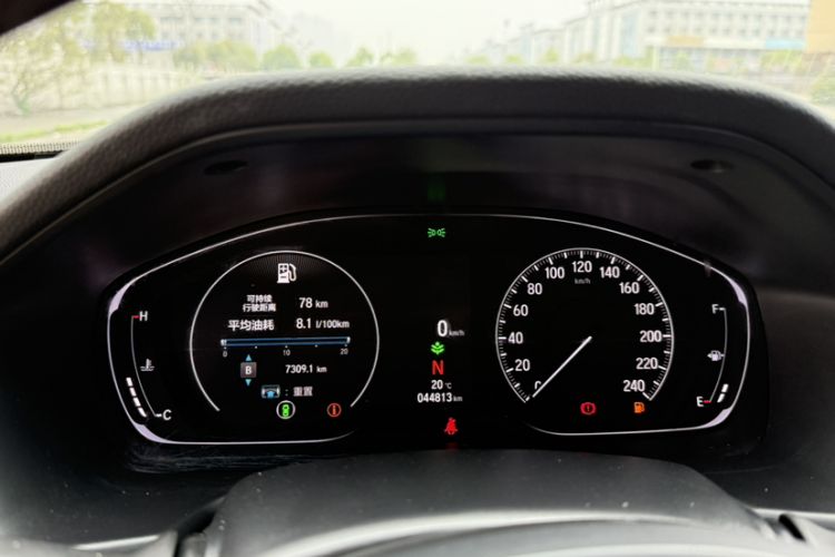 Used Honda Accord 2022 260TURBO Phantom Night · Prestige Edition Odometer Close Up