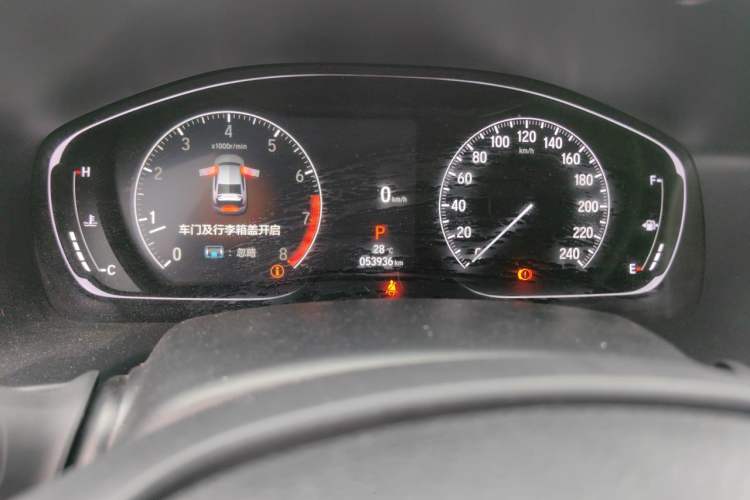 Used Honda Accord 2022 260TURBO Luxury Edition Odometer Close Up