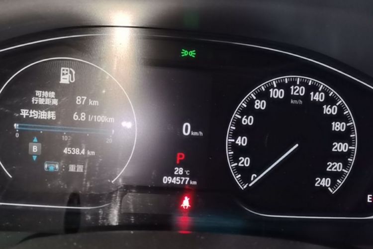 Used Honda Accord 2022 260TURBO Luxury Edition Odometer Close Up