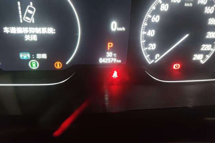 Used Honda Accord 2022 260TURBO Phantom Night · Prestige Edition Odometer Close Up