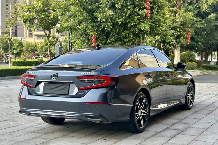 Used Honda Accord 2022 Xing·Hybrid 2.0L Phantom Night·Sharp Intelligence Edition Rear Right 45 Deg