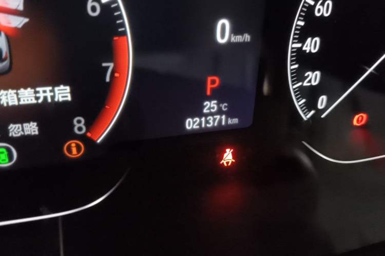 Used Honda Accord 2022 260TURBO Phantom Night · Prestige Edition Odometer Close Up