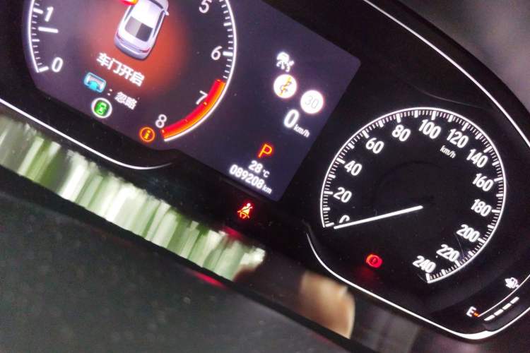 Used Honda Accord 2022 260TURBO Phantom Night Flagship Edition Odometer Close Up