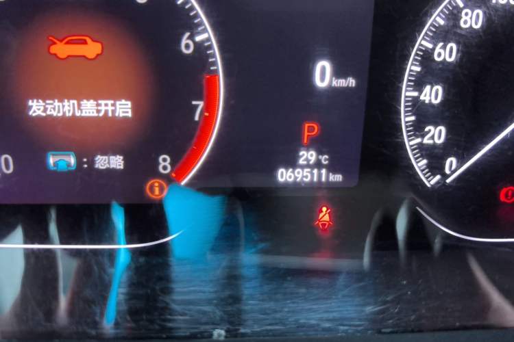 Used Honda Accord 2022 260TURBO Luxury Edition Odometer Close Up