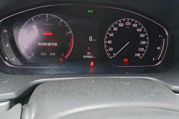 Used Honda Accord 2022 260TURBO Luxury Edition Odometer Close Up