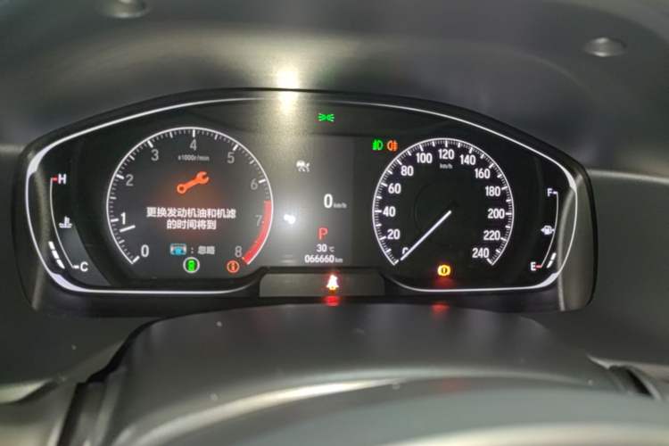 Used Honda Accord 2022 260TURBO Phantom Night · Prestige Edition Instrument Cluster
