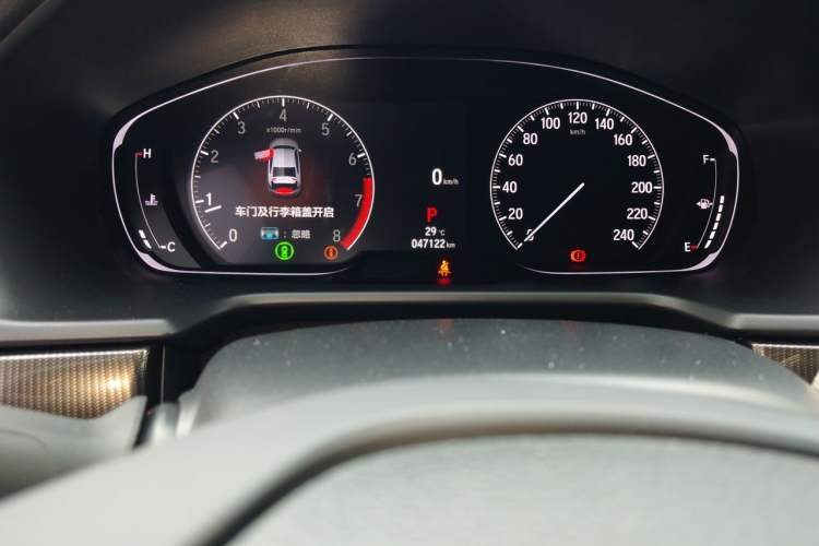 Used Honda Accord 2022 260TURBO Phantom Night · Prestige Edition Instrument Cluster