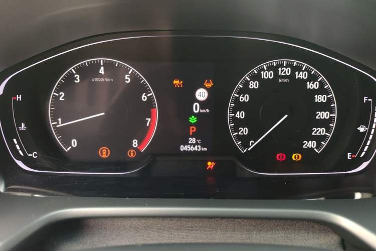 Used Honda Accord 2022 260TURBO Phantom Night · Prestige Edition Instrument Cluster