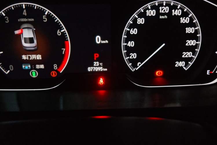 Used Honda Accord 2022 260TURBO Phantom Night · Prestige Edition Odometer Close Up