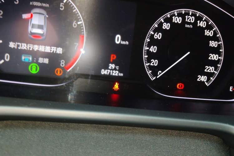 Used Honda Accord 2022 260TURBO Phantom Night · Prestige Edition Odometer Close Up