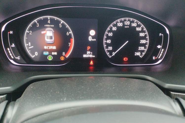Used Honda Accord 2022 260TURBO Phantom Night · Prestige Edition Odometer Close Up