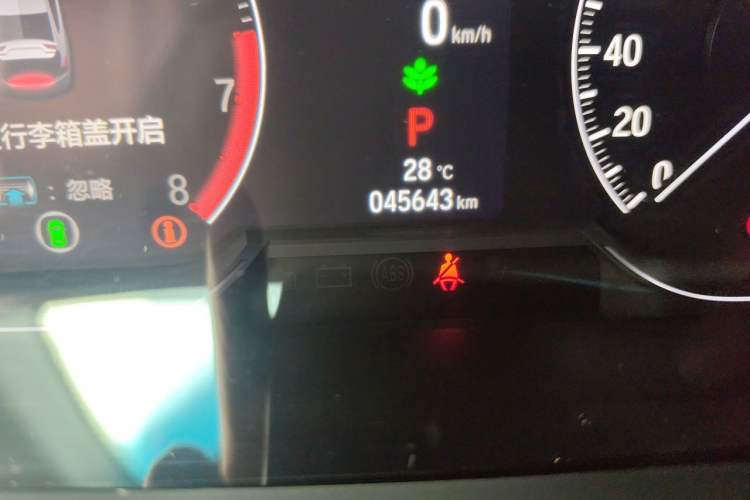 Used Honda Accord 2022 260TURBO Phantom Night · Prestige Edition Odometer Close Up