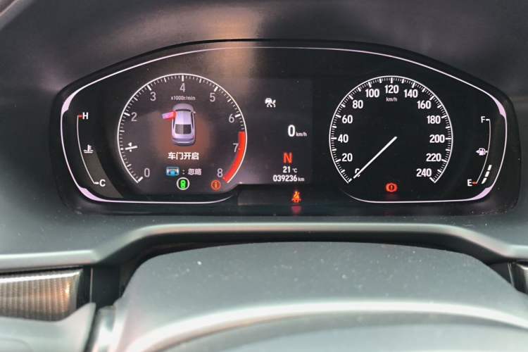 Used Honda Accord 2022 260TURBO Phantom Night · Prestige Edition Odometer Close Up