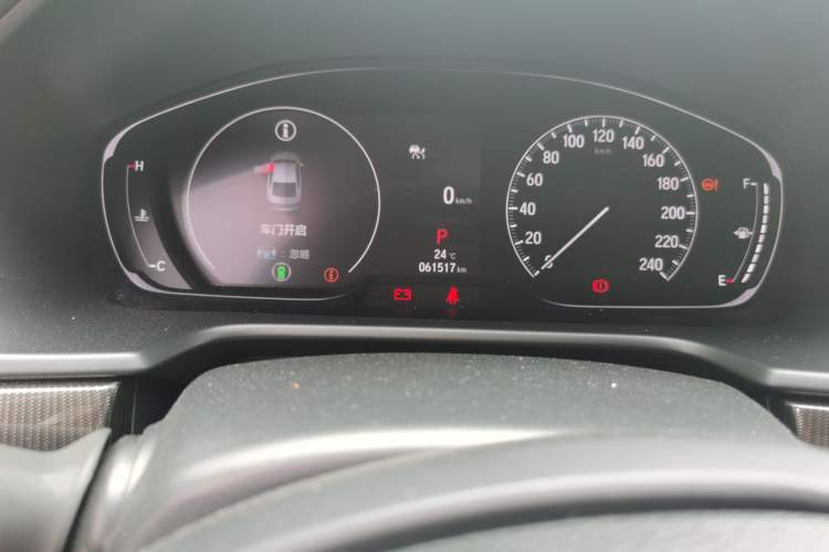 Used Honda Accord 2022 260TURBO Phantom Night · Prestige Edition Odometer Close Up