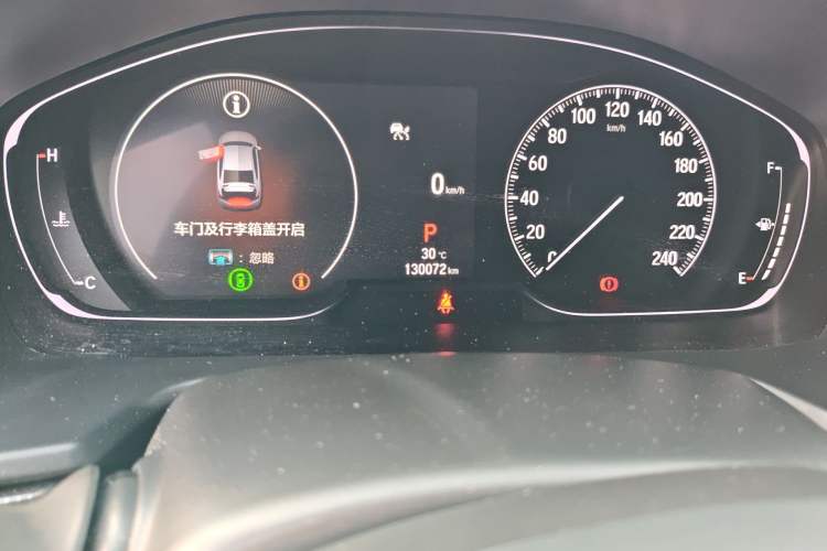 Used Honda Accord 2022 260TURBO Phantom Night · Prestige Edition Odometer Close Up
