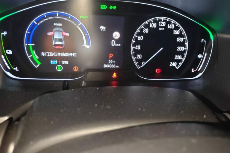 Used Honda Accord 2022 Xing·Hybrid 2.0L Phantom Night·Sharp Intelligence Edition Odometer Close Up