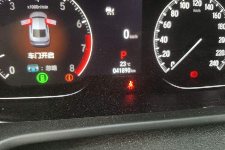 Used Honda Accord 2022 260TURBO Phantom Night · Prestige Edition Odometer Close Up
