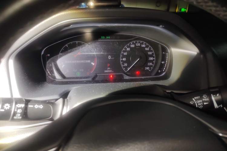 Used Honda Accord 2022 260TURBO Phantom Night · Prestige Edition Odometer Close Up