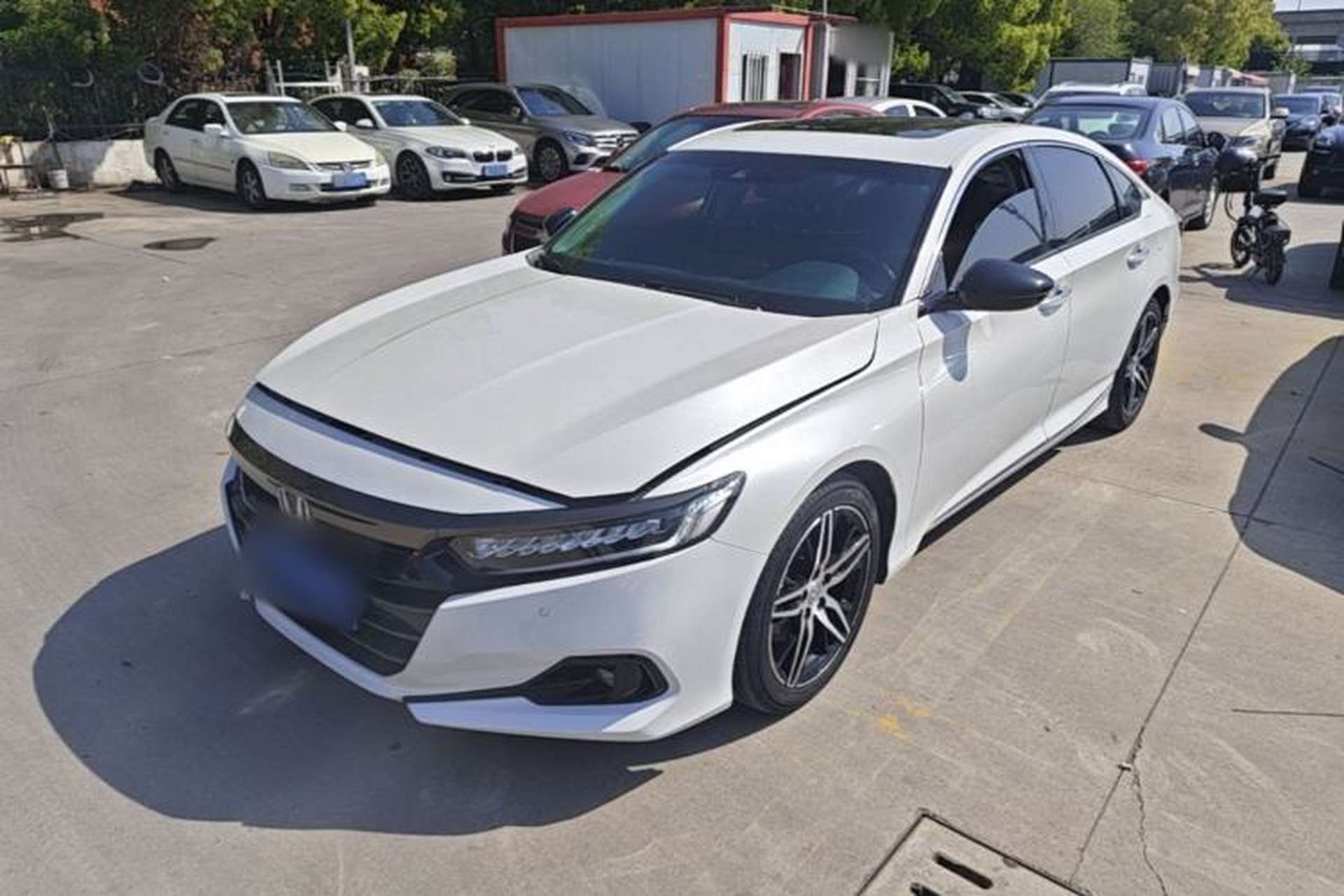 Used Honda Accord 2022 Xing·Hybrid 2.0L Phantom Night·Sharp Intelligence Edition Front Left 45 Deg