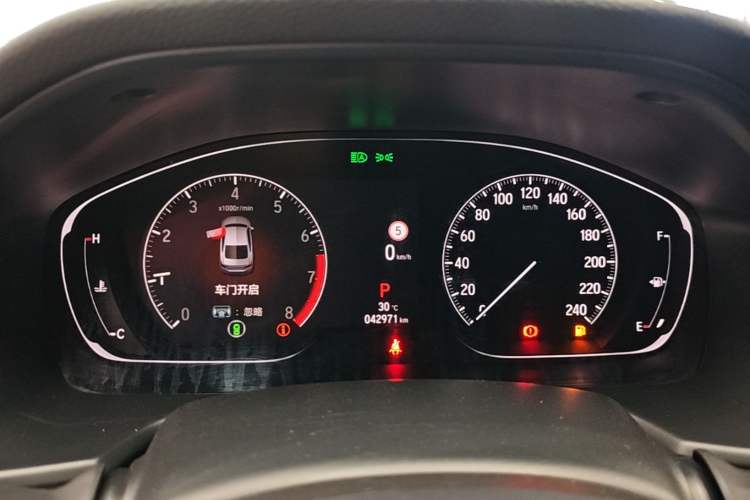 Used Honda Accord 2022 260TURBO Phantom Night · Prestige Edition Instrument Cluster
