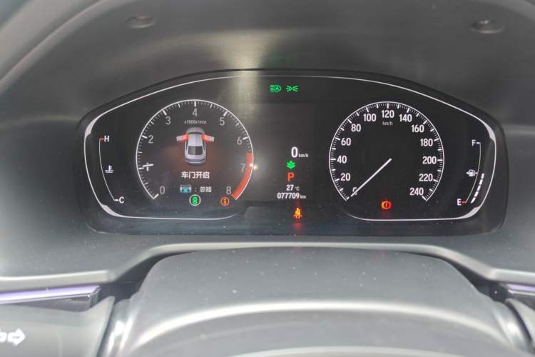 Used Honda Accord 2022 260TURBO Phantom Night · Prestige Edition Instrument Cluster